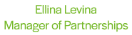 Ellina Levina Manager of Partnerships